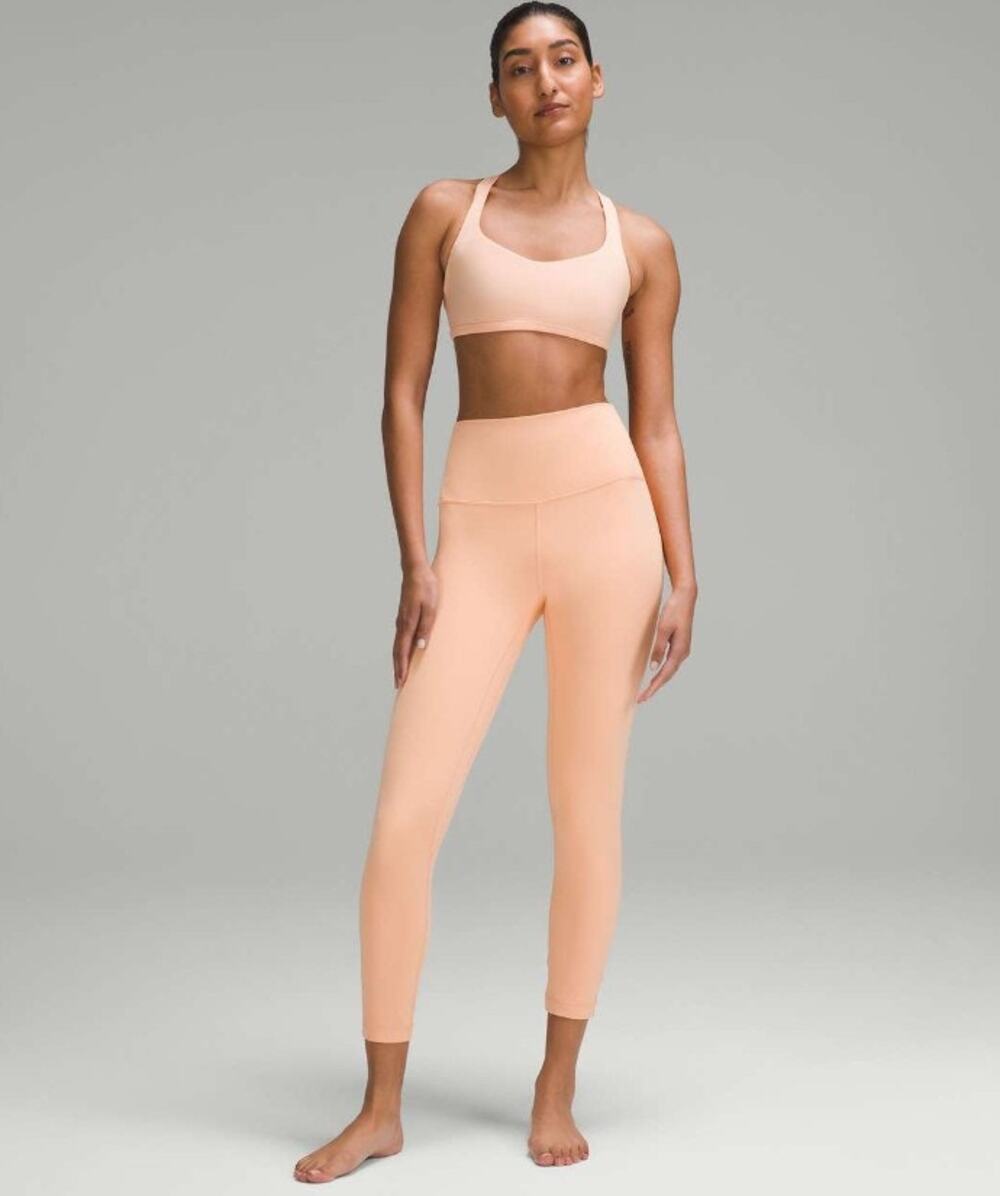 Lululemon Align High-Rise Leggings 25” Peach Bellini Size 4